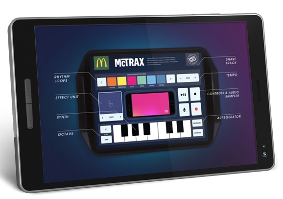 McTrax: A Paper Placemat Music Production Studio
